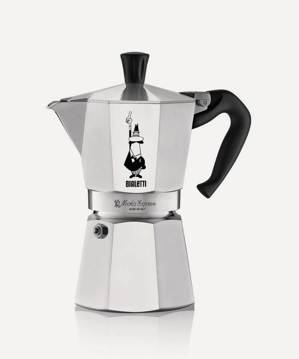 Bialetti Glass & Drinksware^6 Cup Moka Express Stovetop Coffee Maker
