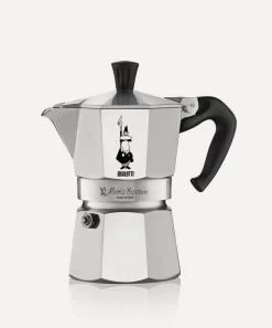 Bialetti Glass & Drinksware^3 Cup Moka Express Stovetop Coffee Maker