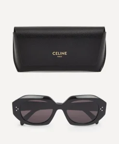 Celine Sunglasses & Glasses^3 Dots Black Acetate Oval Sunglasses