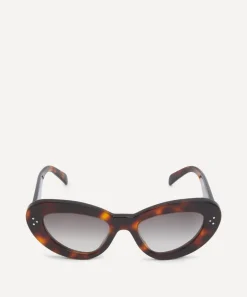 Celine Sunglasses & Glasses^3 Dots Havana Acetate Butterfly Sunglasses