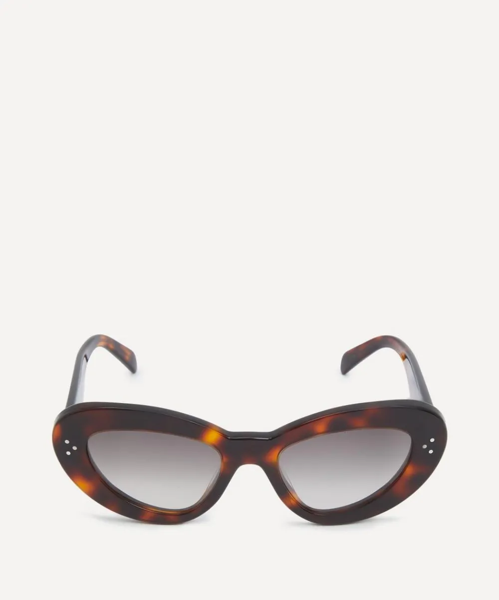 Celine Sunglasses & Glasses^3 Dots Havana Acetate Butterfly Sunglasses