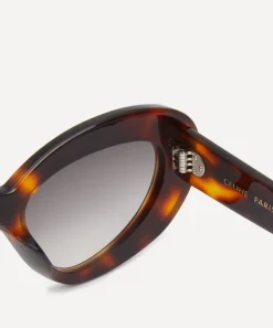 Celine Sunglasses & Glasses^3 Dots Havana Acetate Butterfly Sunglasses