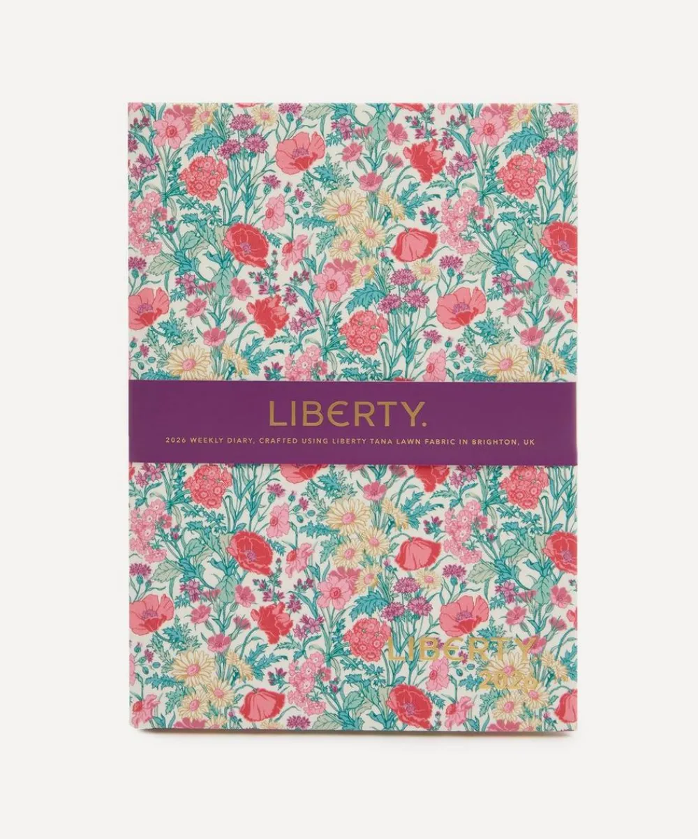 Liberty Stationery And Games^2026 Fabric Diary Florence May