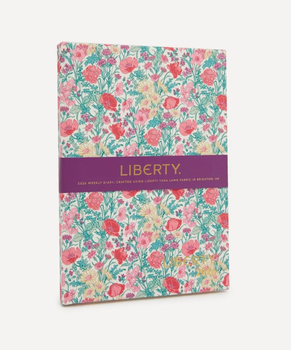 Liberty Stationery And Games^2026 Fabric Diary Florence May