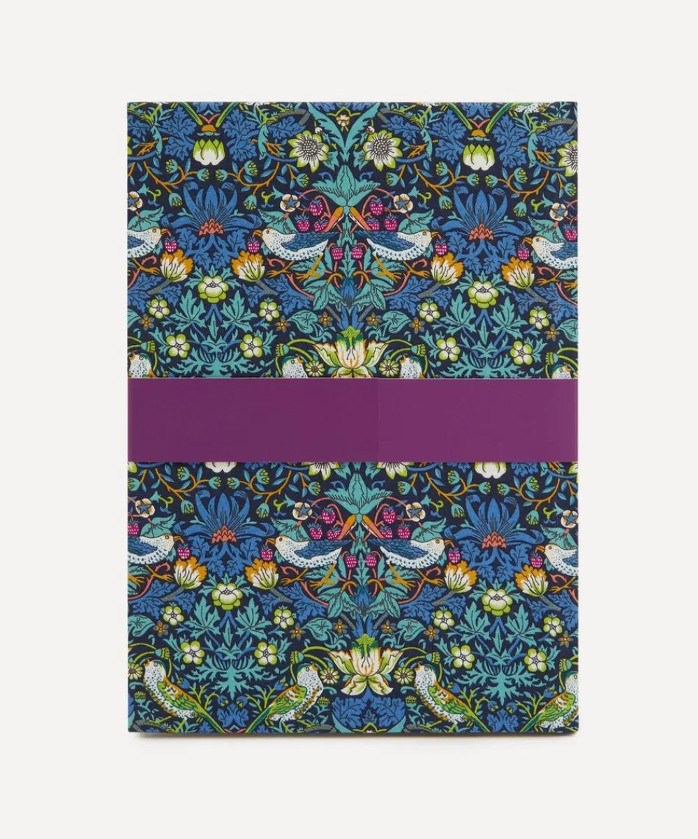 Liberty Stationery And Games^2026 Fabric Diary Strawberry Thief