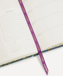 Liberty Stationery And Games^2026 Fabric Diary Strawberry Thief