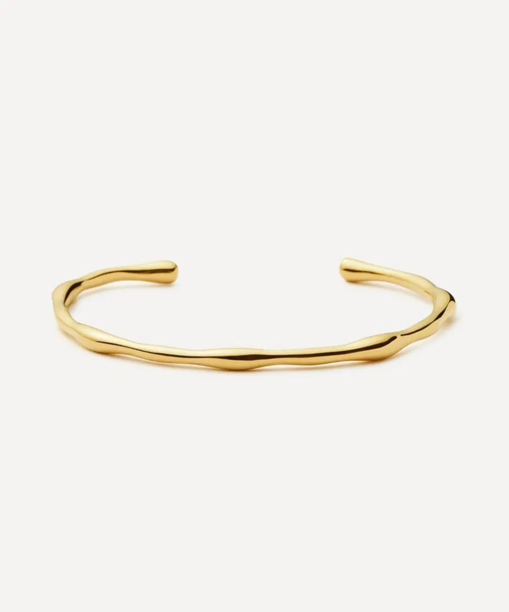 Missoma Bracelets^18 Gold-Plated Molten Cuff Bracelet