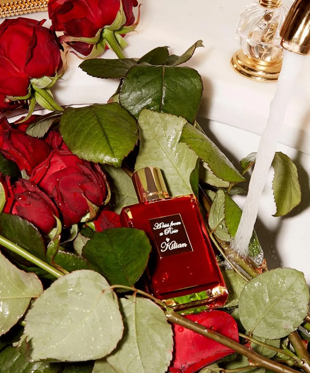 KILIAN PARIS Womens Perfume^A Kiss From a Rose Refillable Eau de Parfum 50ml