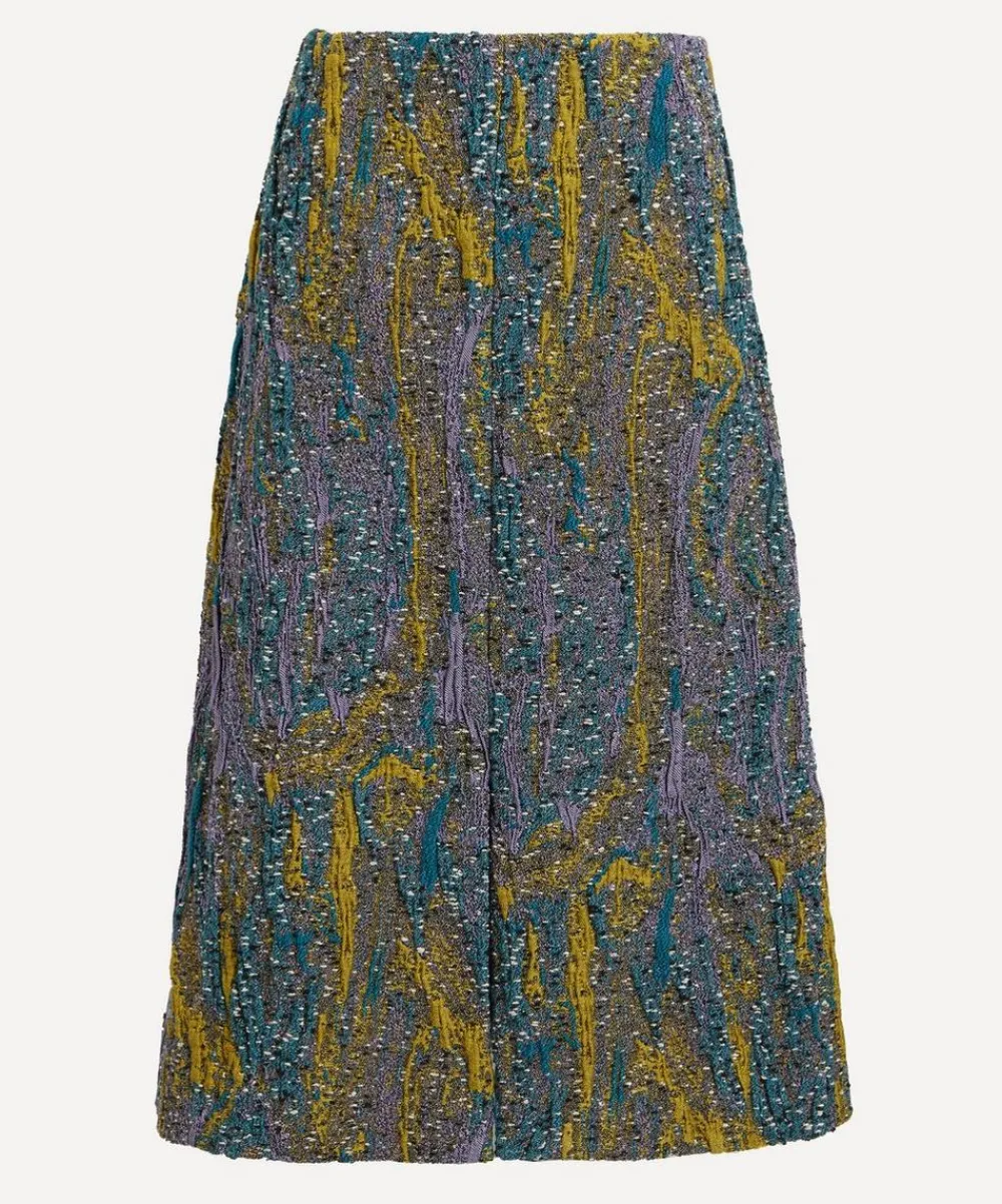 Dries Van Noten Skirts^Abstract Jacquard Skirt