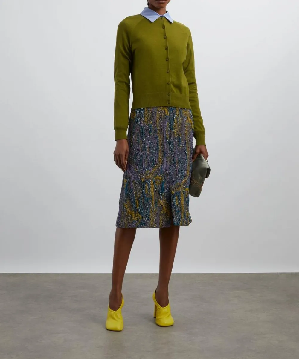 Dries Van Noten Skirts^Abstract Jacquard Skirt
