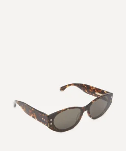 Isabel Marant Sunglasses & Glasses^Acetate Oval Cat Eye Havana Sunglasses