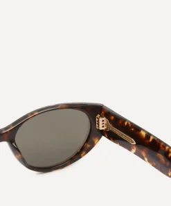 Isabel Marant Sunglasses & Glasses^Acetate Oval Cat Eye Havana Sunglasses