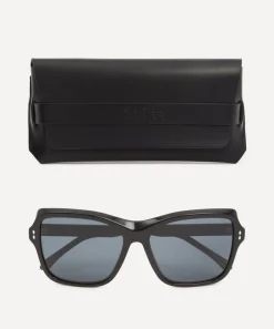 Isabel Marant Sunglasses & Glasses^Acetate Square Black Sunglasses