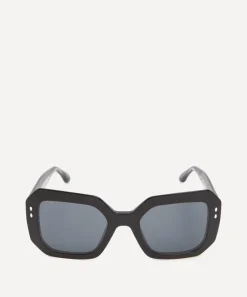 Isabel Marant Sunglasses & Glasses^Acetate Square Geometric Black Sunglasses