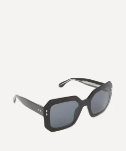 Isabel Marant Sunglasses & Glasses^Acetate Square Geometric Black Sunglasses