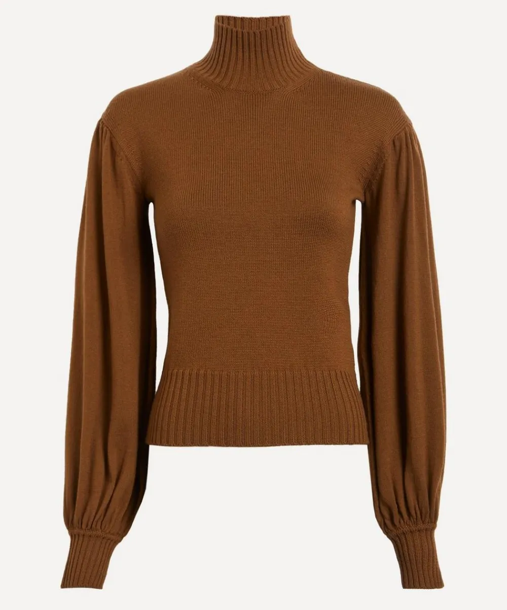 Max Mara Knitwear^Acume Wide-Sleeved Wool Jumper