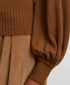 Max Mara Knitwear^Acume Wide-Sleeved Wool Jumper