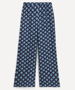 Liberty Trousers & Shorts^Adamas Silk Palazzo Trousers