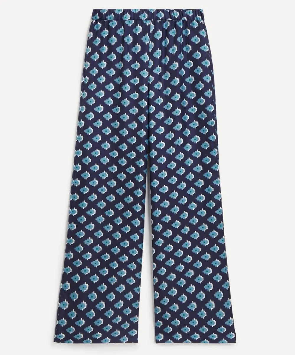 Liberty Trousers & Shorts^Adamas Silk Palazzo Trousers