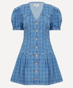 Damson Madder Dresses^Adeline Denim Mini Dress