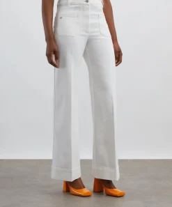 Victoria Beckham Jeans^Alina High Waist Jeans in Washed White