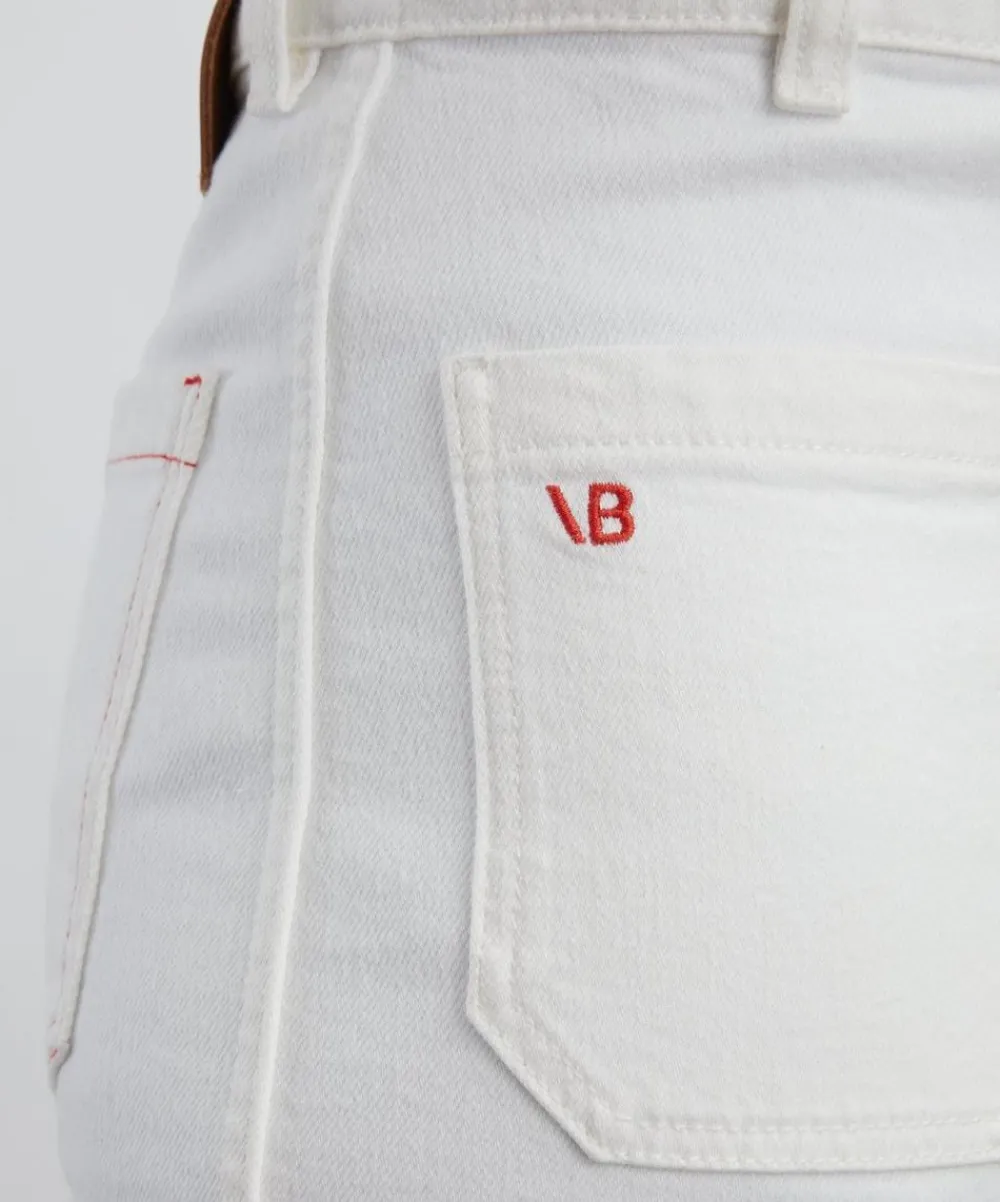 Victoria Beckham Jeans^Alina High Waist Jeans in Washed White