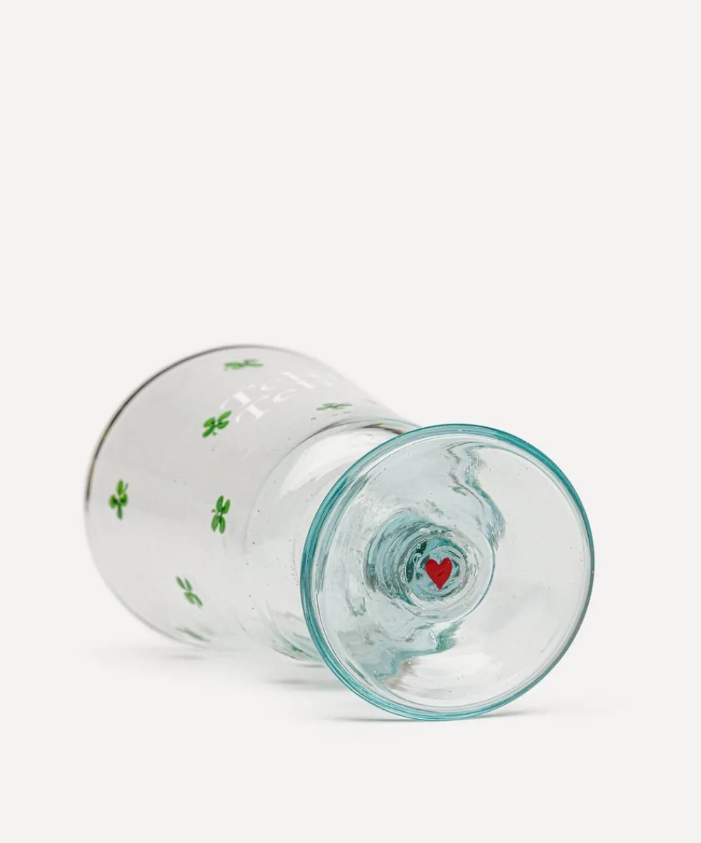 Marin Montagut Glass & Drinksware^All in Clovers Tchin-Tchin Wine Glass