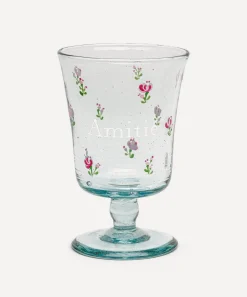 Marin Montagut Glass & Drinksware^All in Roses Friendship Wine Glass