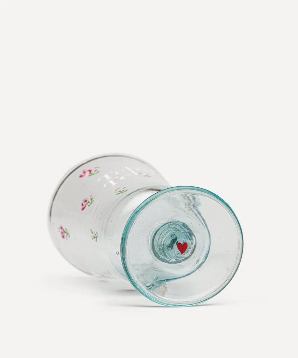 Marin Montagut Glass & Drinksware^All in Roses Friendship Wine Glass