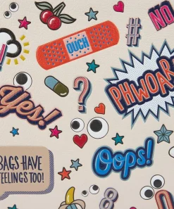 Anya Hindmarch Stationery And Games^All Over Stickers Laptop Case