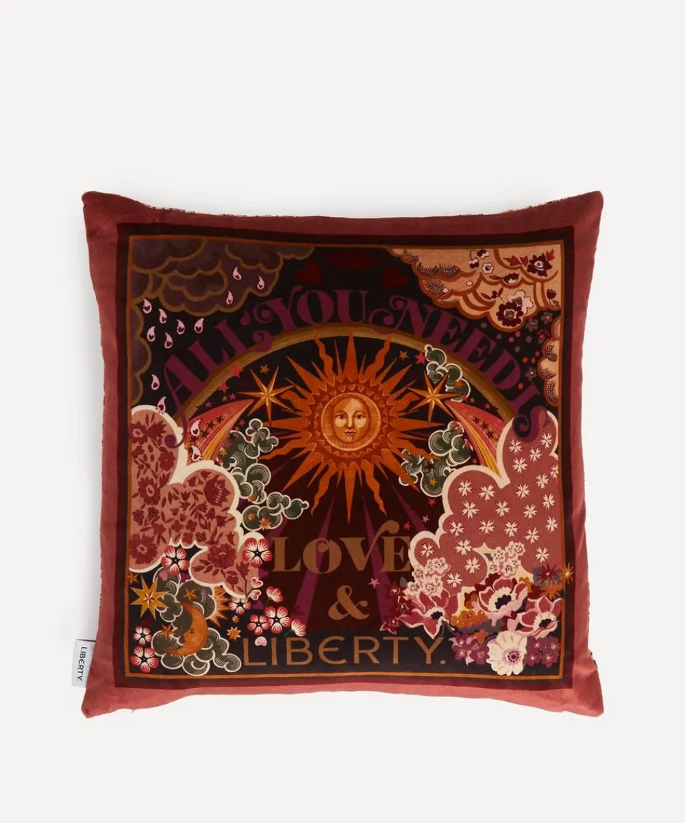Liberty Cushions|Living Room^All You Need is Love and Velvet Cushion