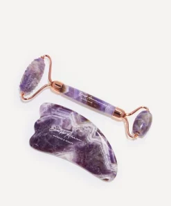 Dimple Amani Tools & Accessories^Amethyst Violet Guasha and Roller Set with Reflex Pen