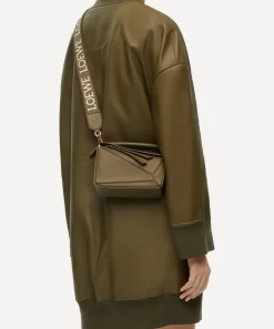 Loewe Bags^Anagram Jacquard and Calfskin Strap