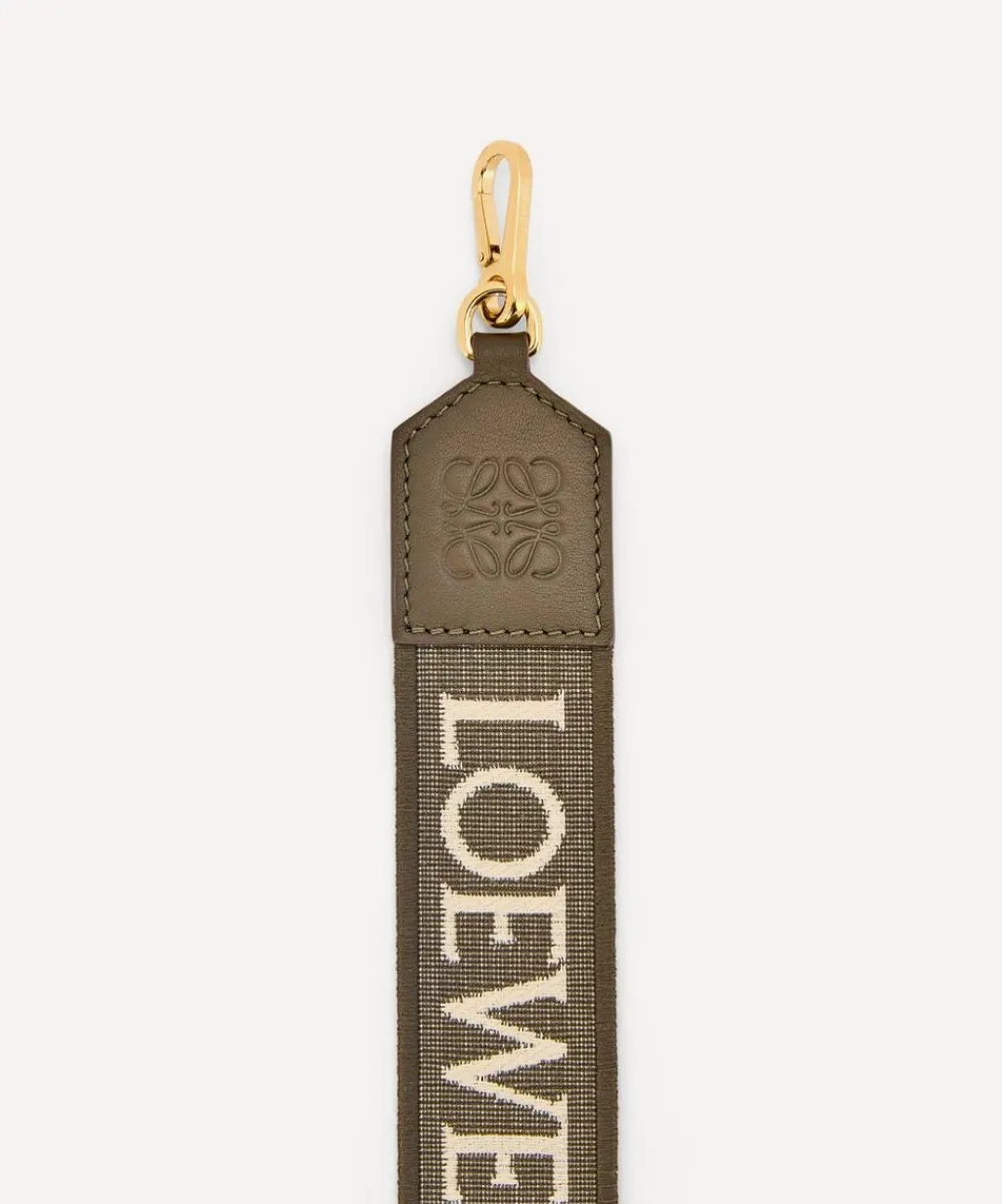 Loewe Bags^Anagram Jacquard and Calfskin Strap