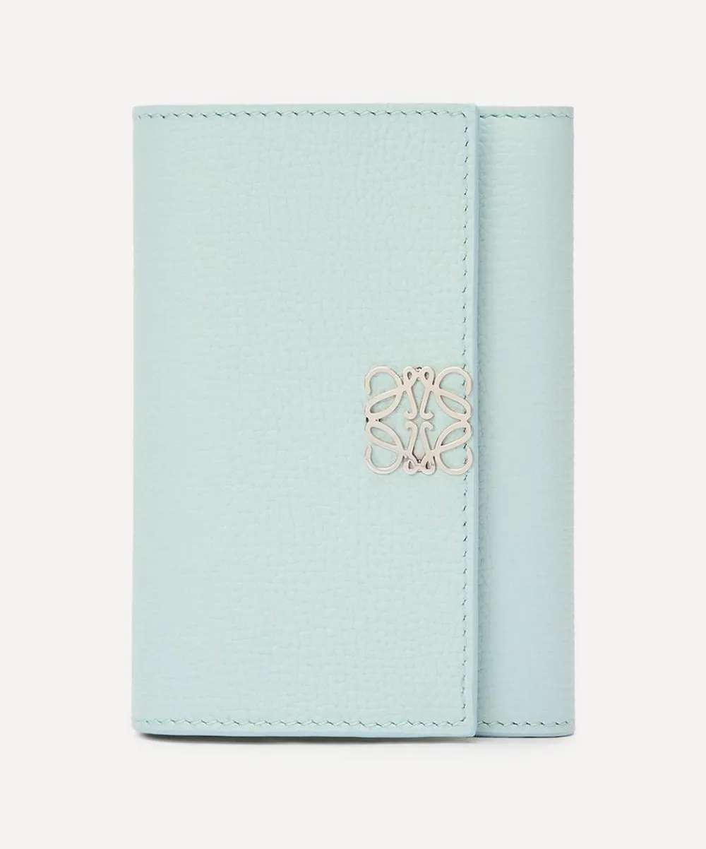 Loewe Travel Accessories^Anagram Small Vertical Leather Wallet