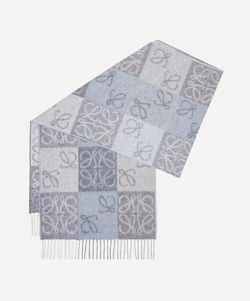 Loewe Scarves^Anagram Wool-Blend Scarf