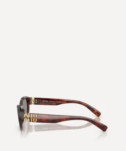 Miu Miu Sunglasses & Glasses^Angular Sunglasses