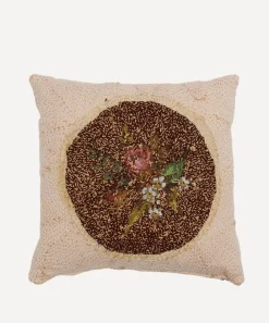 By Walid Cushions|Living Room^Antique Floral Textile Cushion 1302