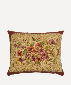 By Walid Cushions|Living Room^Antique Floral Textile Cushion 1305