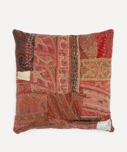 By Walid Cushions^Antique Paisley Textile Cushion 1428