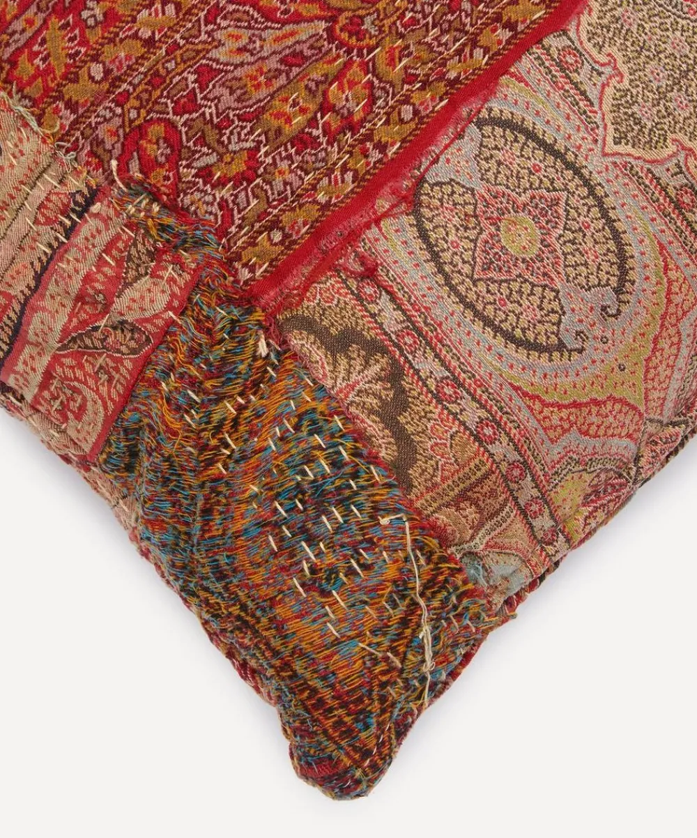 By Walid Cushions^Antique Paisley Textile Cushion 1428