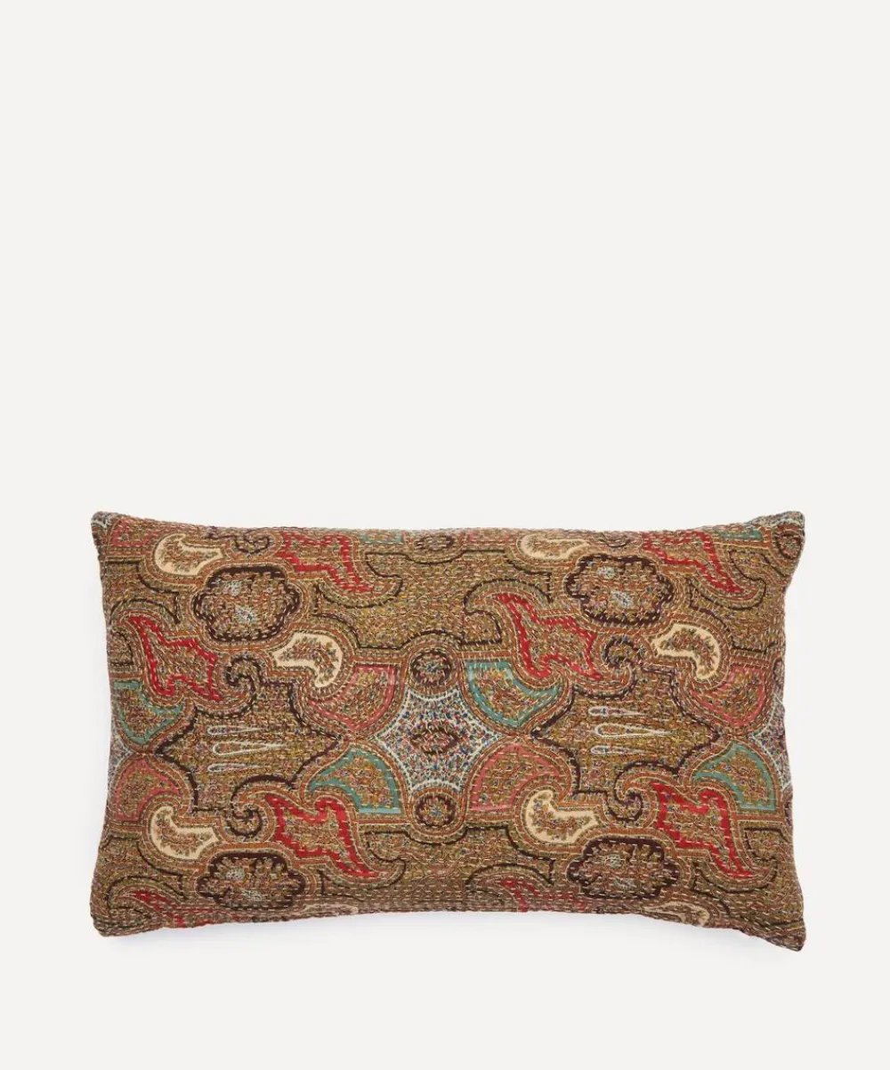 By Walid Cushions^Antique Paisley Textile Cushion 1383