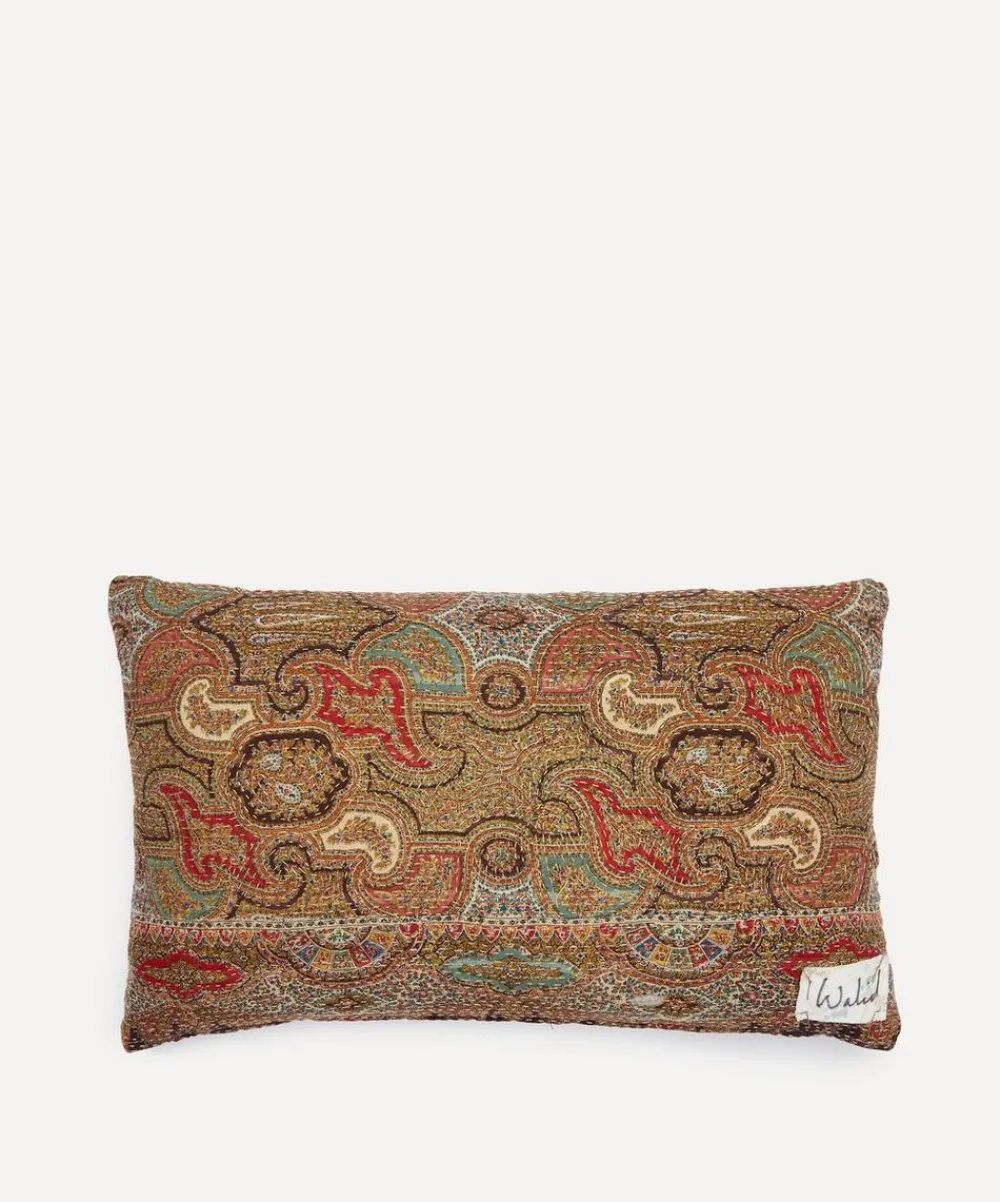 By Walid Cushions^Antique Paisley Textile Cushion 1383