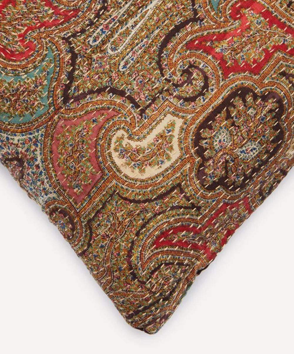 By Walid Cushions^Antique Paisley Textile Cushion 1383