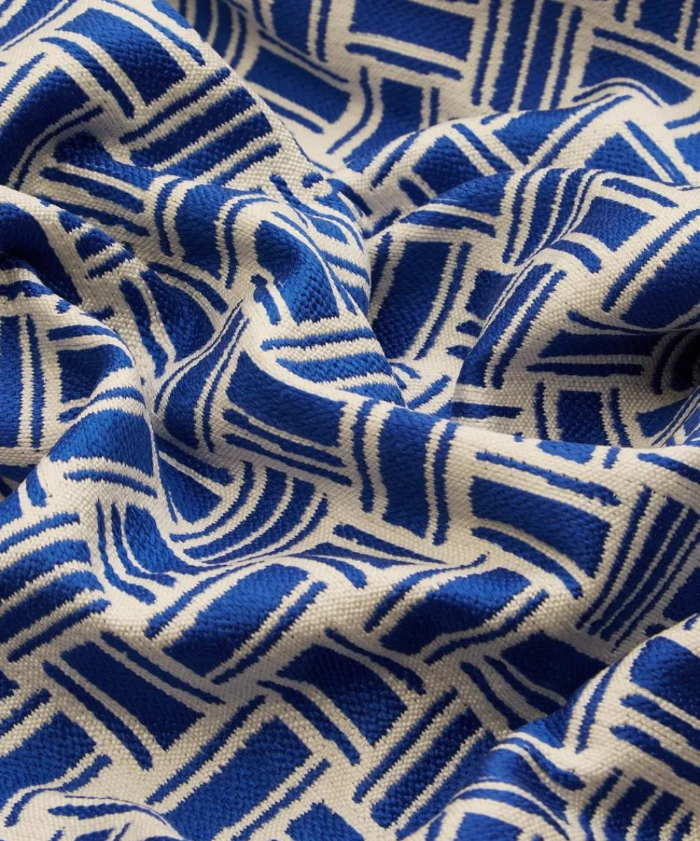 Liberty Interiors Furnishing Fabrics^Arbor Penhurst in Lapis – Outdoor