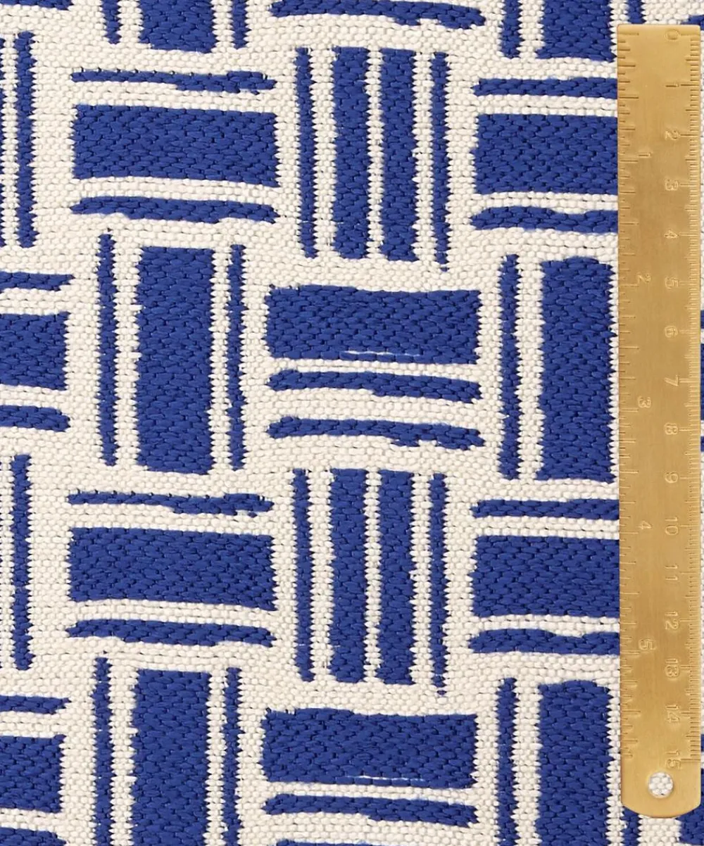 Liberty Interiors Furnishing Fabrics^Arbor Penhurst in Lapis – Outdoor