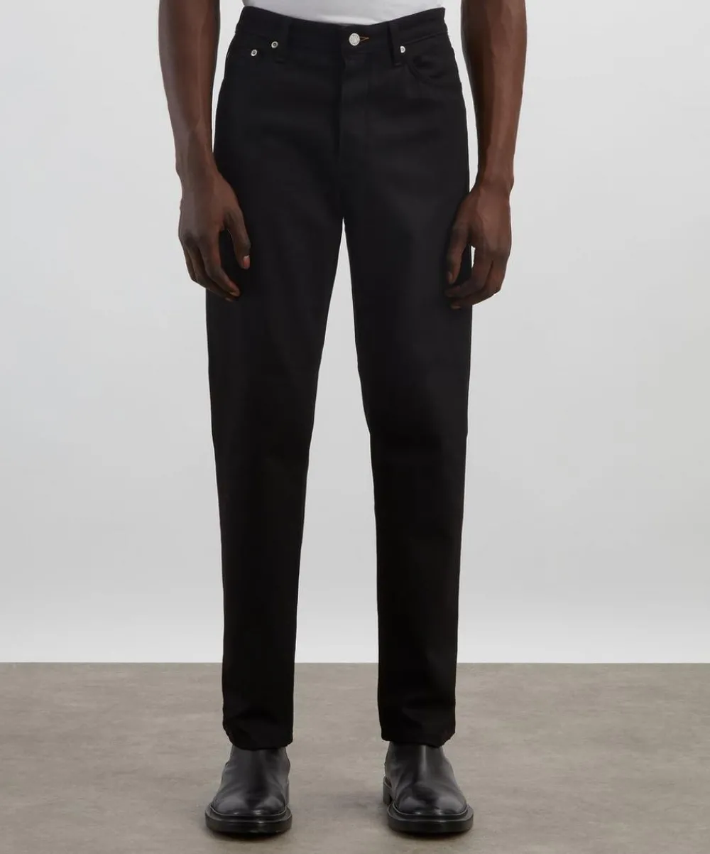 Won Hundred Jeans^Archer Rinse Black Relaxed Slim-Fit Jeans