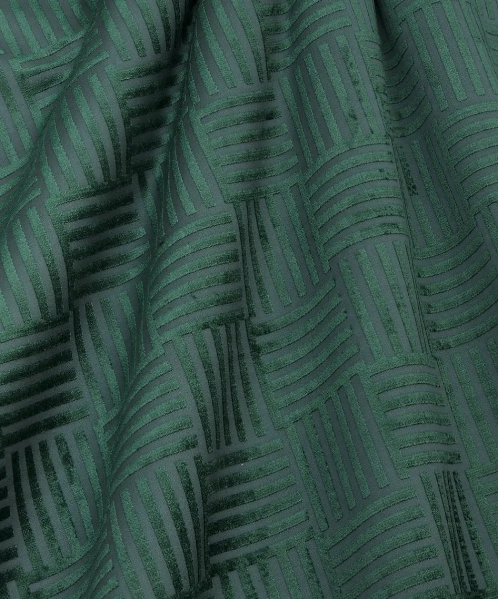 Liberty Interiors Furnishing Fabrics^Archive Geo Marsden Velvet in Jade