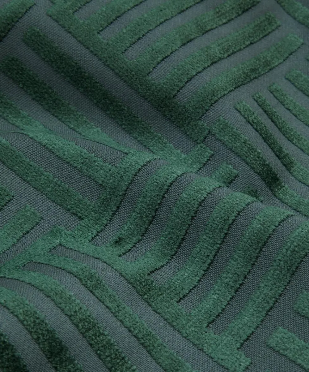 Liberty Interiors Furnishing Fabrics^Archive Geo Marsden Velvet in Jade