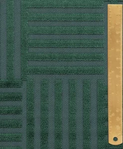 Liberty Interiors Furnishing Fabrics^Archive Geo Marsden Velvet in Jade